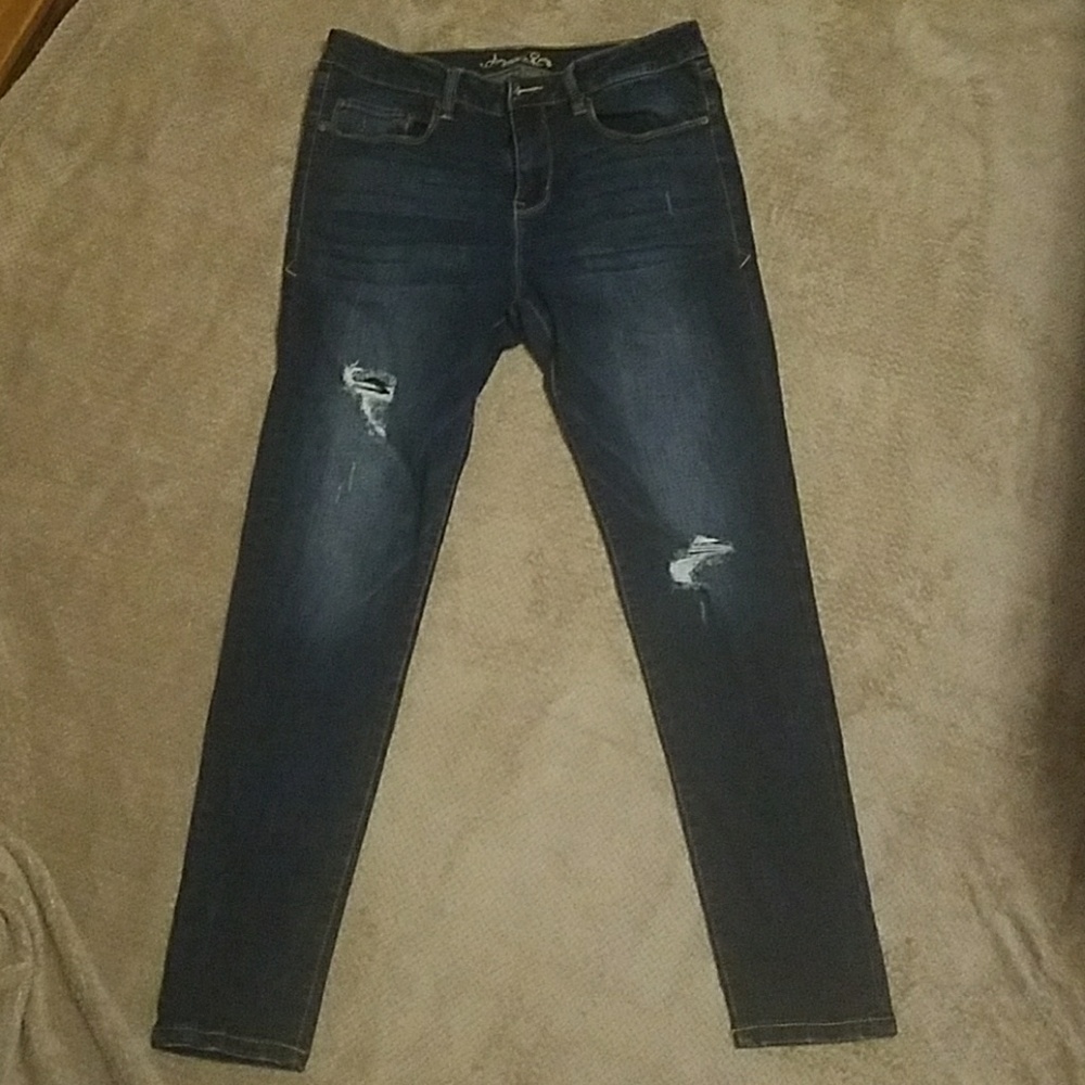 American rag high ish wasted jeans